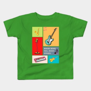 musical instrument Kids T-Shirt